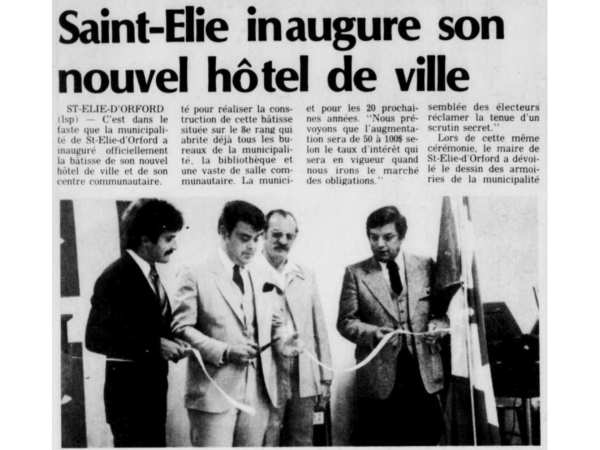 Saint-Elie inaugure son nouvel hôtel de ville